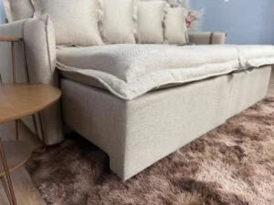 Sofá Retrátil Caixa Zero Munique 1.80m – Bege Linho