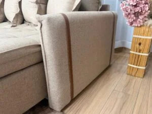 Sofá Retrátil Caixa Zero Munique 1.80m – Bege Linho