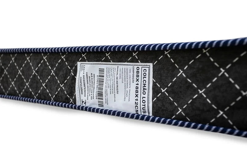 Colchão Solteiro Soffie Lotus 88x188x12 D20 – Nosso Sonho