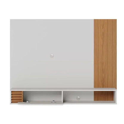 Home Suspenso Jurerê Larg. 1.36m Off/Freijó para TV até 65″ – Colibri