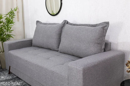 Sofá 3 lugares 8100 2.00m Linho Cinza 27