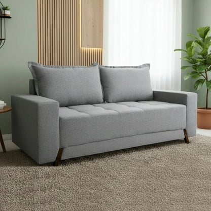 Sofá 3 lugares 8100 2.00m Linho Cinza 27