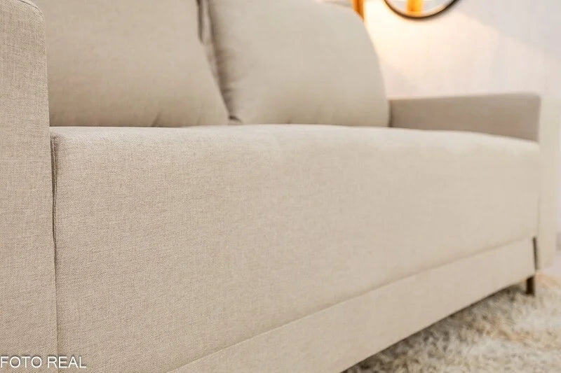 Sofá 3 lugares 8100 2.00m Linho Bege 24