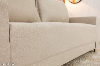 Sofá 3 lugares 8100 2.00m Linho Bege 24